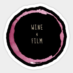 Wine & Film Sticker